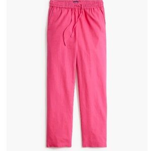 *NWT* J. Crew Vibrant Pink Drawstring Pants